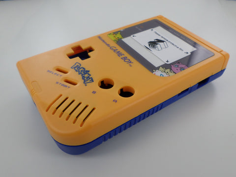 Housing shell for Nintendo Game Boy Original DMG-01 Pokemon edition replacement  – Yellow & Blue | ZedLabz