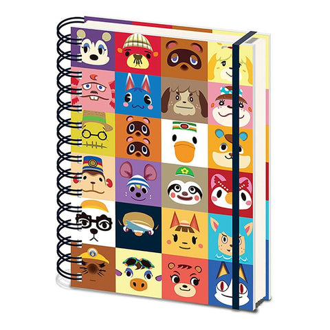 Animal Crossing villager square wiro A5 lined notebook journal officially licensed | Pyramid