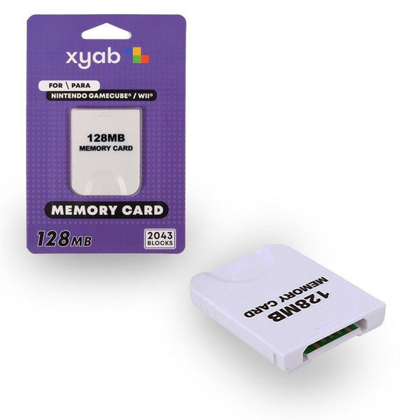 128mb memory card for Nintendo GameCube NGC & Wii - White | XYAB
