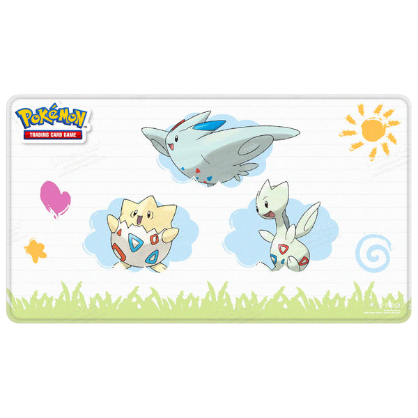 Pokémon TCG Togepi Evolutions stitched playmat 24 x 13.5 inch (61 x 34cm) officially licensed | Ultra PRO