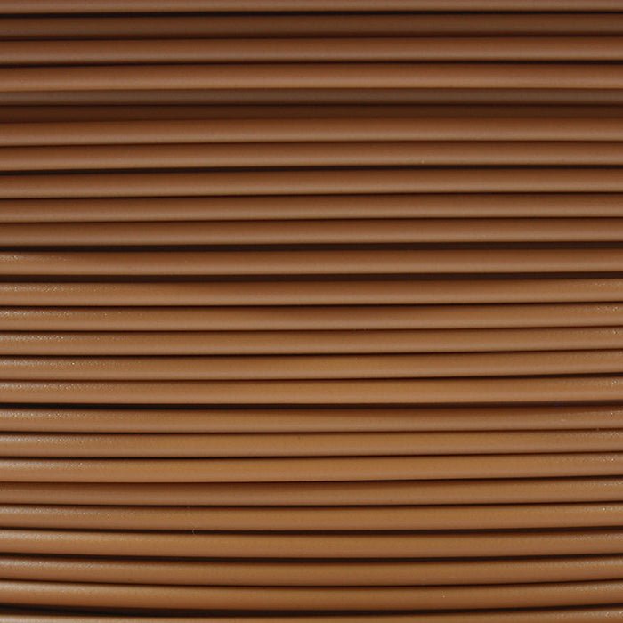 3D printer PLA filament 1.75mm 1KG roll - UK made eco friendly - Caramel brown | 3DQF