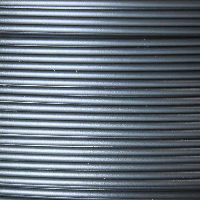 3D printer PLA filament 1.75mm 2KG large roll - UK made eco friendly - Jet black | 3DQF