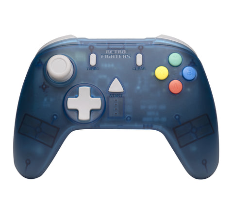 StrikerDC wireless 2.4G controller gamepad for Sega Dreamcast [DC] - Blue | Retro Fighters
