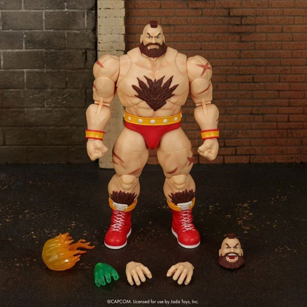 Ultra Street Fighter II: The Final Challengers Zangief Deluxe 1:12 Scale Action Figure | Jada Toys