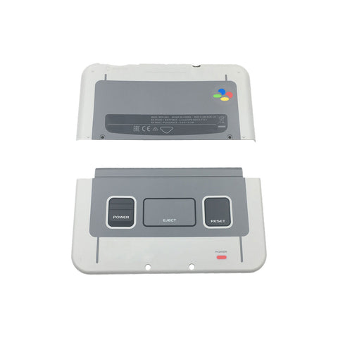 Cover plate for New 3DS XL Nintendo (2015) console OEM top & bottom housing SNES themed | ZedLabz