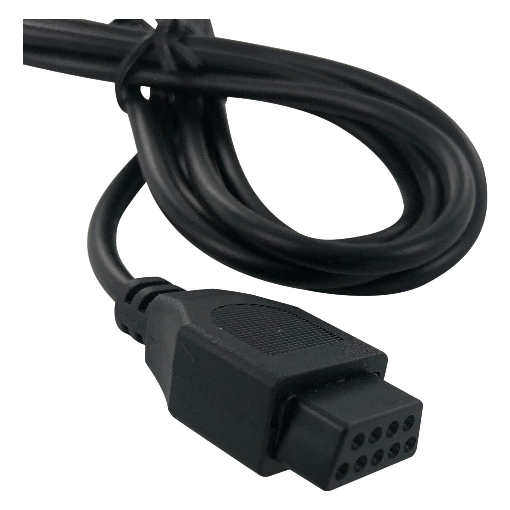 9 pin Cable for Sega Master System & Mega Drive (Genesis) wire lead cord 1.5M replacement - Black | ZedLabz