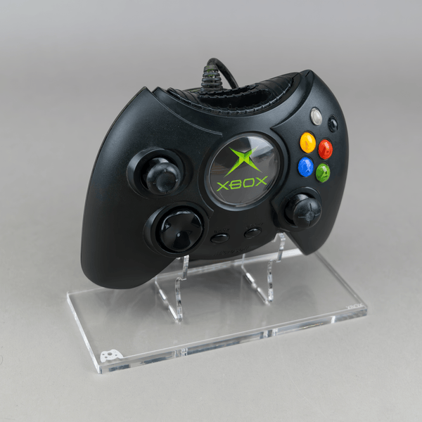 Acrylic display stand for Microsoft original Xbox Duke controller | Rose Colored