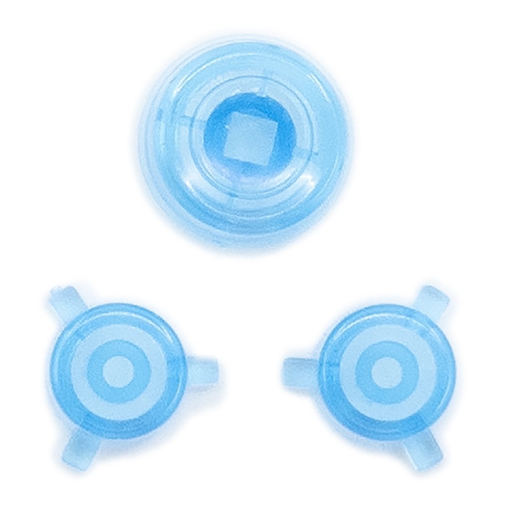 Action & Joystick Cap Button Set For Neo Geo Pocket Color - Clear Blue | Retro Modding