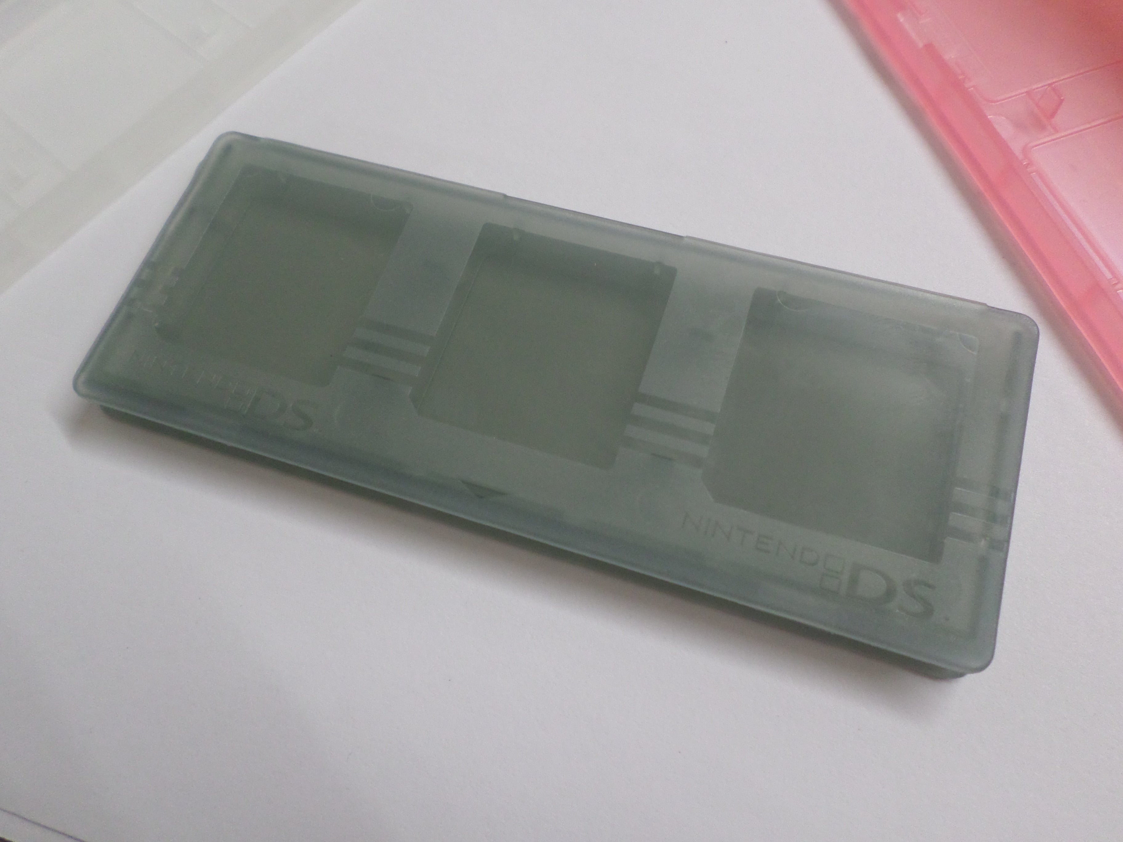 Game case for Nintendo DS 3 in 1 card holder storage box - 3 pack - black white pink | ZedLabz