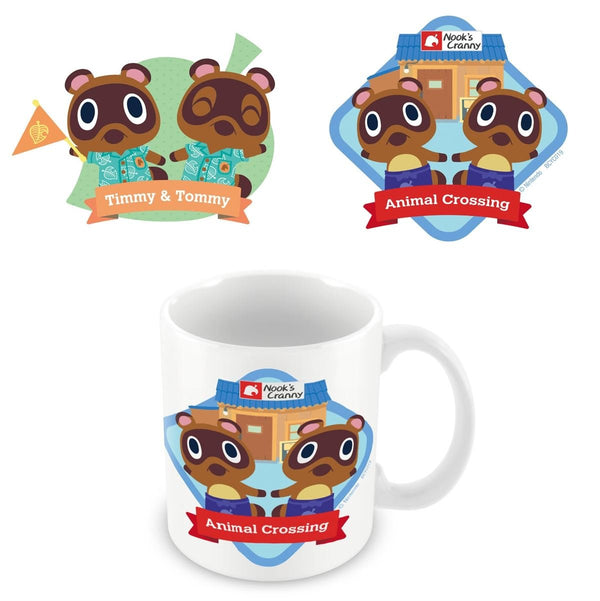 Animal Crossing Timmy & Tommy duo official mug 11oz/315ml white ceramic | Pyramid - 1