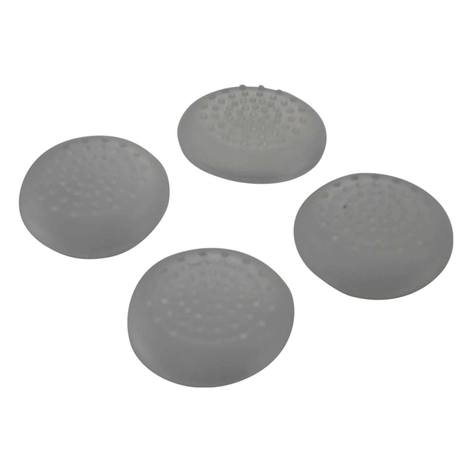 Assecure TPU protective analogue dotted thumb grip stick caps for Microsoft Xbox One- 4 pack Clear