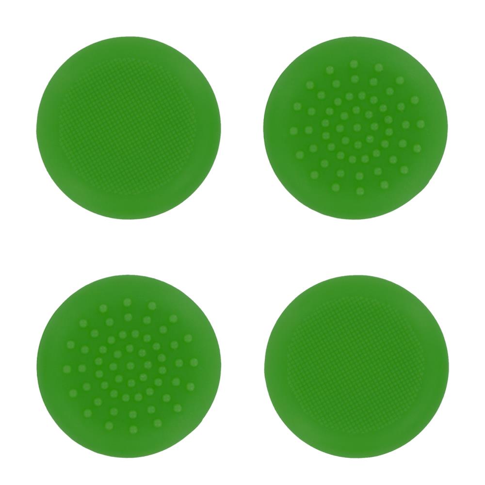 Assecure TPU protective analogue thumb grip stick caps for Microsoft Xbox One - 4 pack green - 2