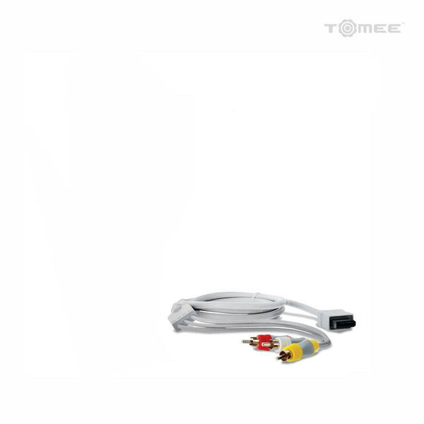 AV cable for Nintendo Wii / Wii U audio video composite lead 6ft | Tomee
