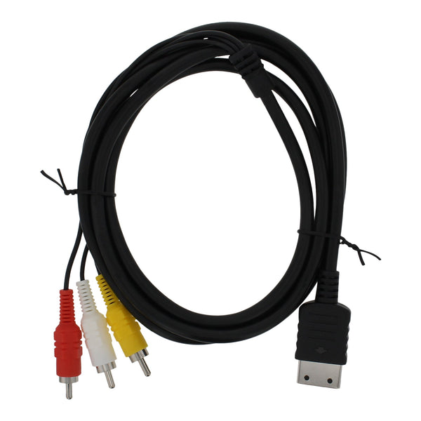 AV cable for Sega Dreamcast console composite RCA audio video TV lead 1.8M (6ft) replacement | ZedLabz