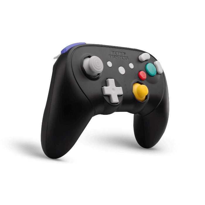 BattlerGC Pro wireless controller for Nintendo GameCube, Wii, Switch & PC, with bluetooth / 2.4G - Black | Retro Fighters