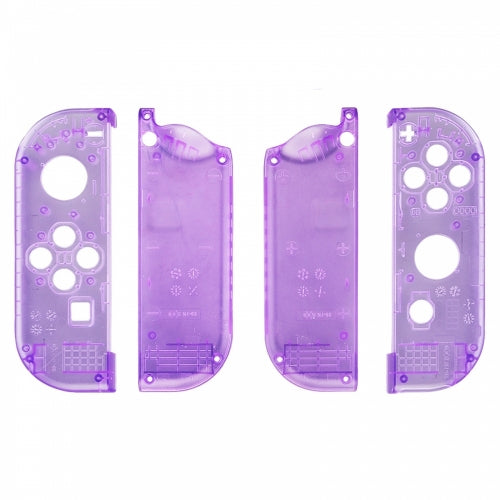 Housing shell for Nintendo Switch Joy-Con controller hard casing replacement - Transparent Purple | ZedLabz