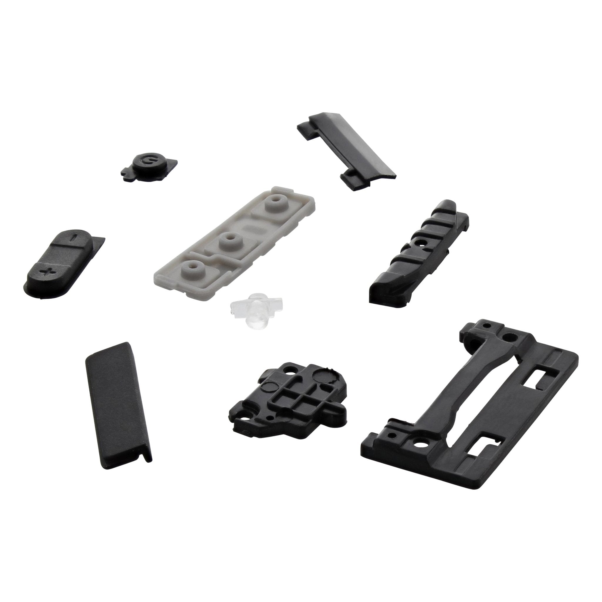 Bracket & button set for Nintendo Switch internal plastic replacement - Black | ZedLabz