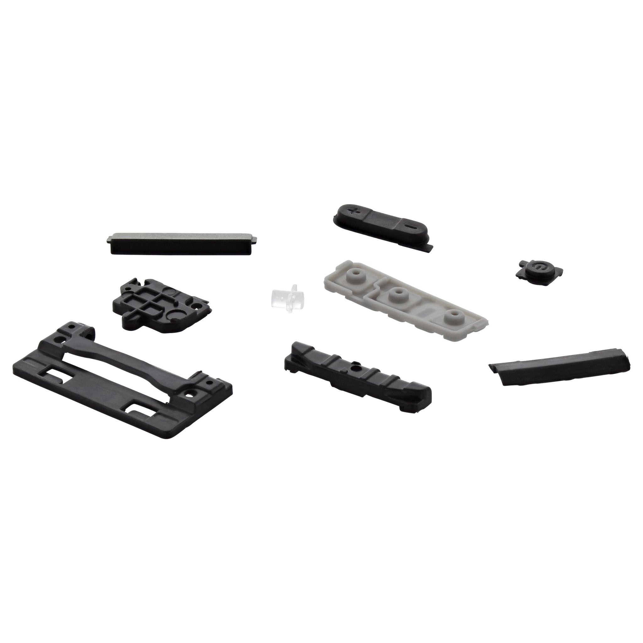 Bracket & button set for Nintendo Switch internal plastic replacement - Black | ZedLabz