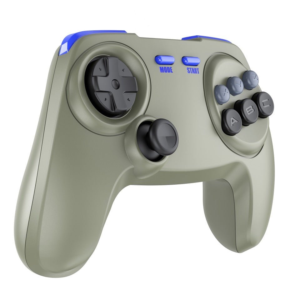 BrawlerGen wired controller gamepad for Sega Genesis / Mega Drive / Master System & Saturn - 10ft Grey | Retro Fighters