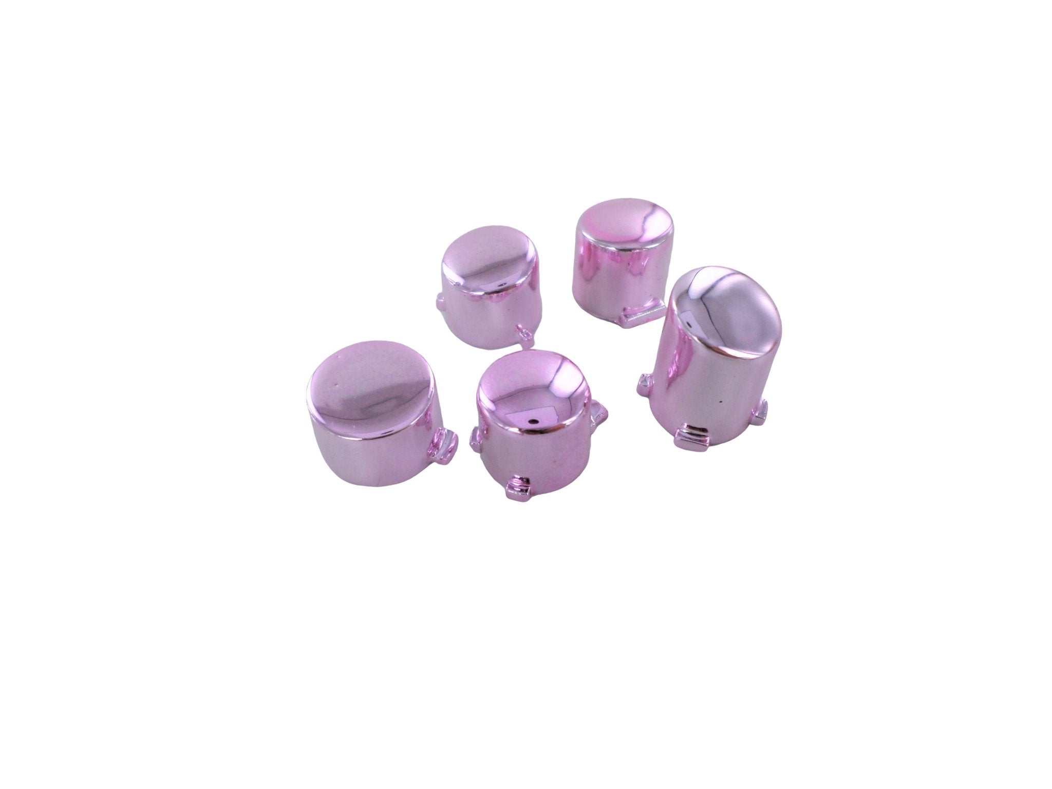 Button set for Microsoft Xbox One 1537 controller ABXY inc guide replacement - Chrome Pink | ZedLabz
