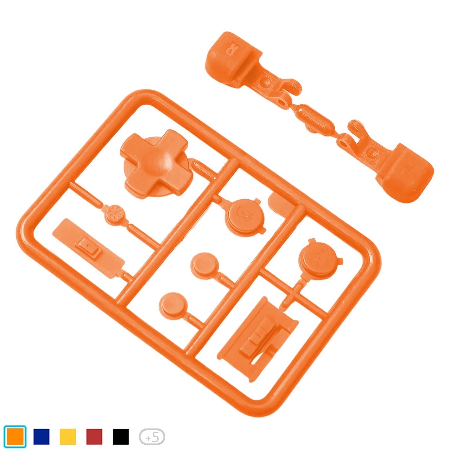 Button set for Nintendo Game Boy Advance SP includes A B D-Pad L R Start Select brightness power switch volume slider replacement (AGS GBA SP) | Funnyplaying