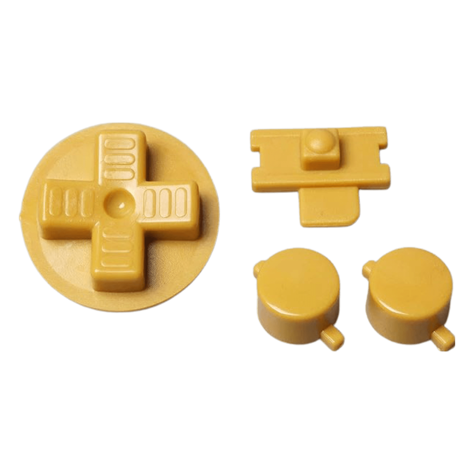 Button set for Nintendo Game Boy DMG-01 console A B D-Pad Power switch replacement - Mustard | Funnyplaying