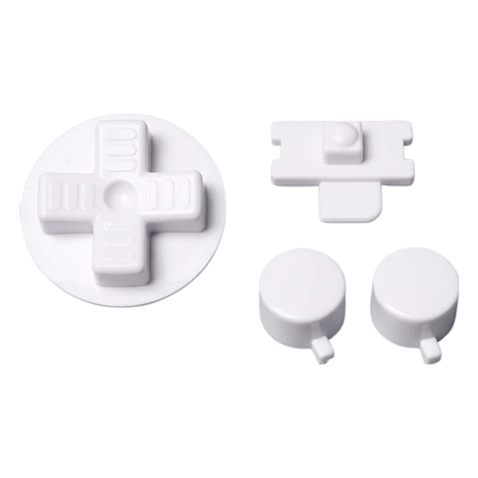 Button set for Nintendo Game Boy DMG-01 console A B D-Pad Power switch replacement - White | Funnyplaying