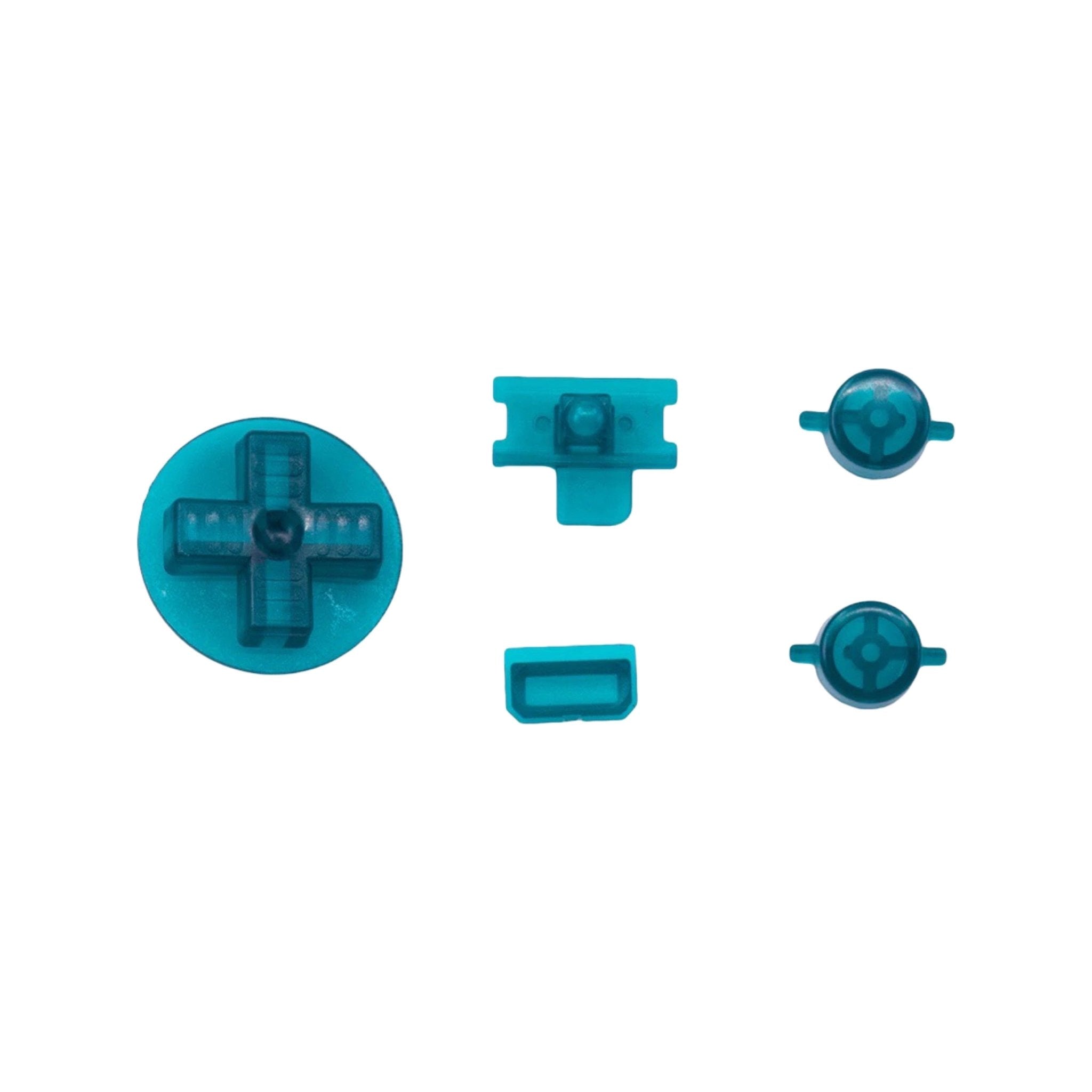 Button Set For Original Game Boy DMG 01 - Clear Teal | Retro Modding