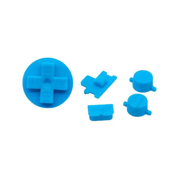 Button Set For Original Game Boy DMG 01 - Neon Blue | Retro Modding