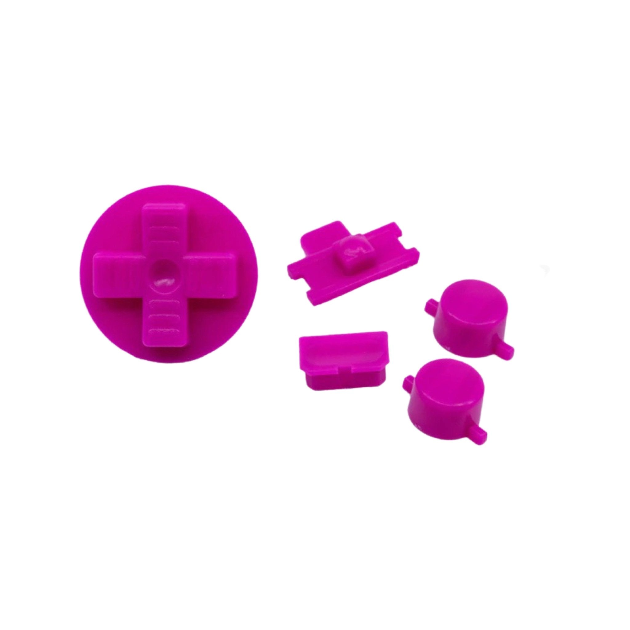 Button Set For Original Game Boy DMG 01 - Pink | Retro Modding