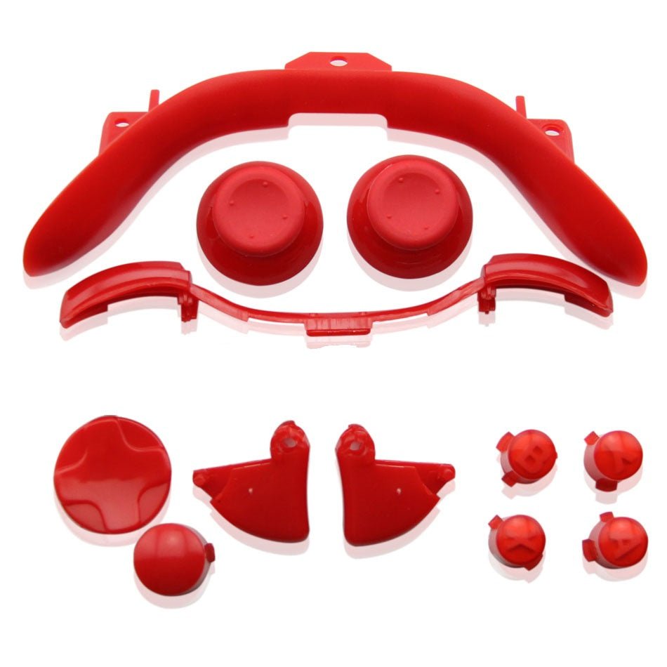 Button set for Xbox 360 Controller Microsoft full replacement - red | ZedLabz