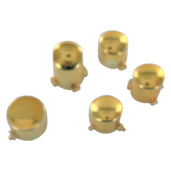 Button set for Xbox One 1537 controller ABXY inc guide button replacement - Chrome Gold | ZedLabz