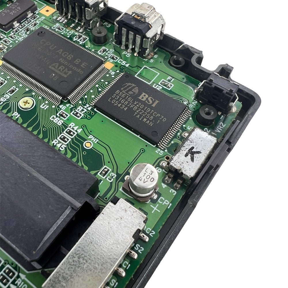 GBA SP AGS motherboard capacitor replacement