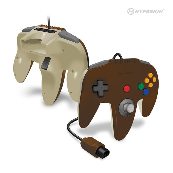 Captain Premium wired controller for N64 console Funtoon Collectors Edition - Hero Brown | Hyperkin