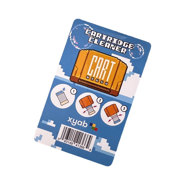 CARTBRUSH Cartridge Cleaner for video game cartridge NES, SNES, N64. Master System, Mega Drive, Genesis, Atari | xyab
