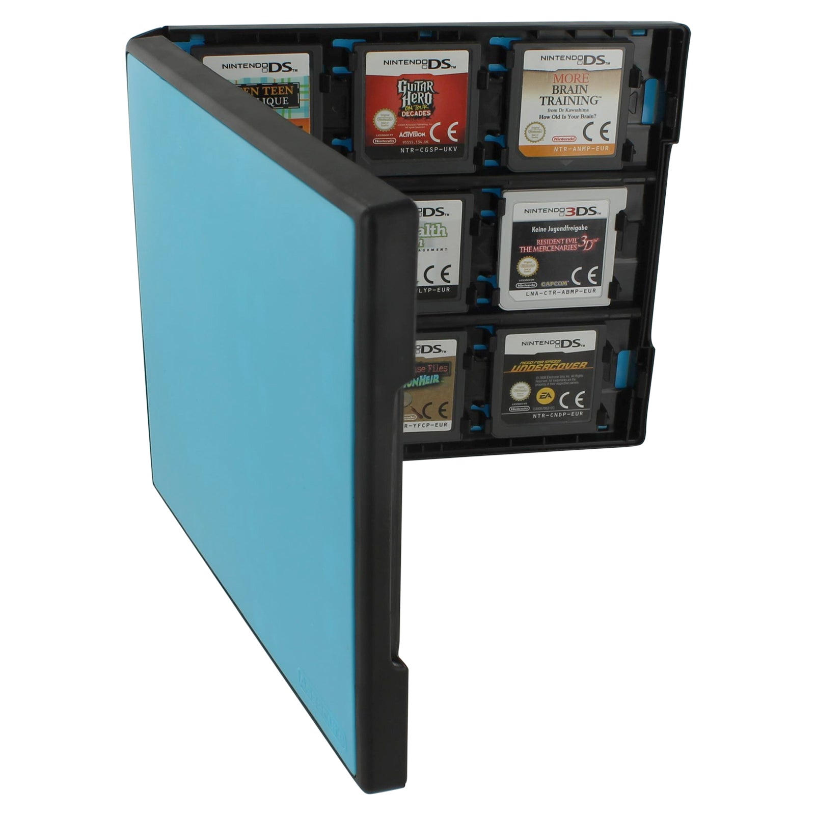 Game case for 3DS & DS 18 in 1 - Blue & Black | ZedLabz
