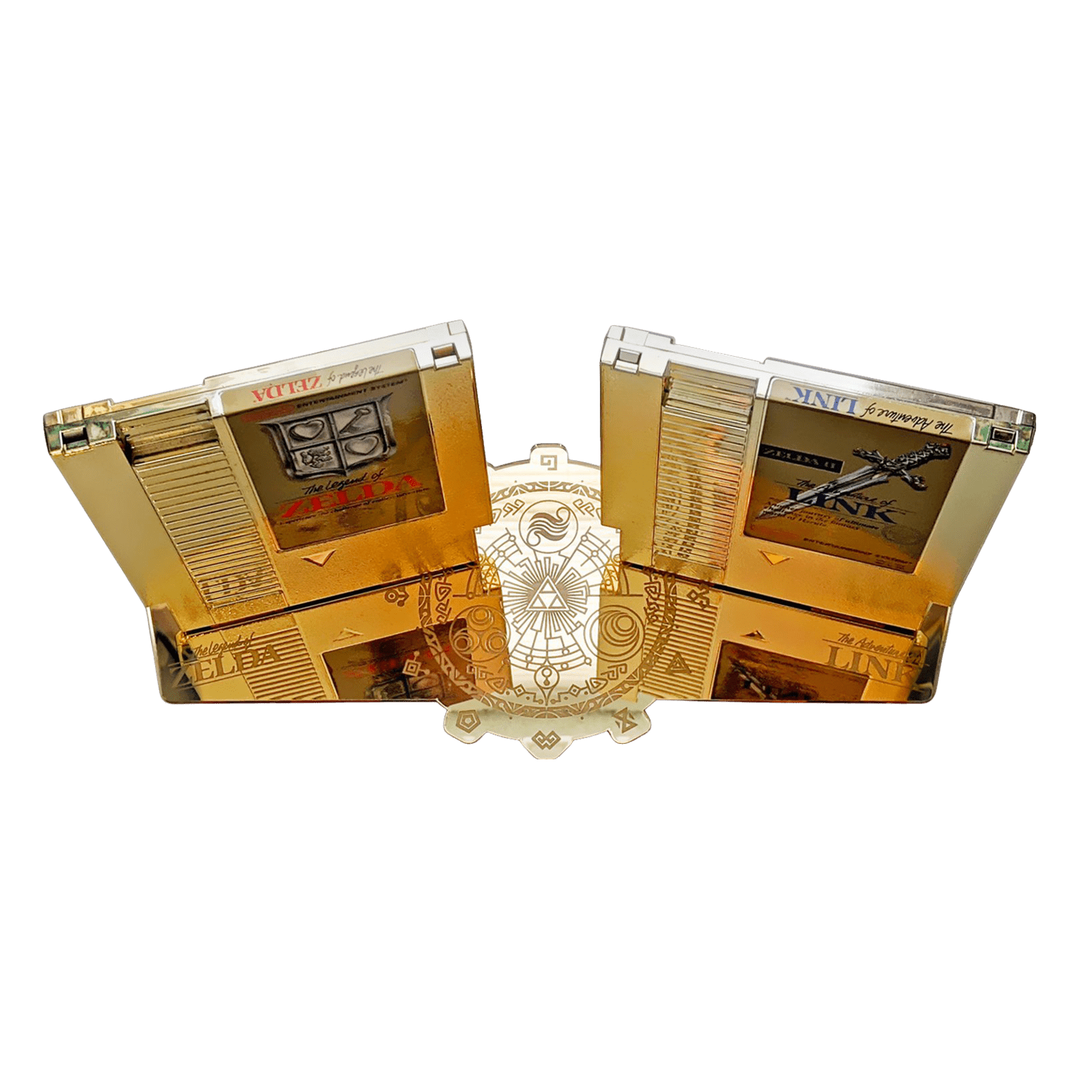 Cartridge display stand for Nintendo NES carts - The Legend of Zelda Gold | Rose Colored Gaming