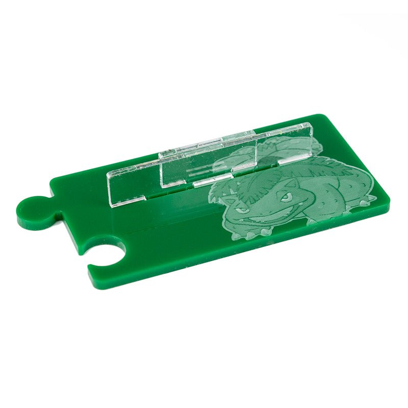 Cartridge display stand for Pokemon 3rd generation carts - red & green edition | Rose Colored Gaming - 2