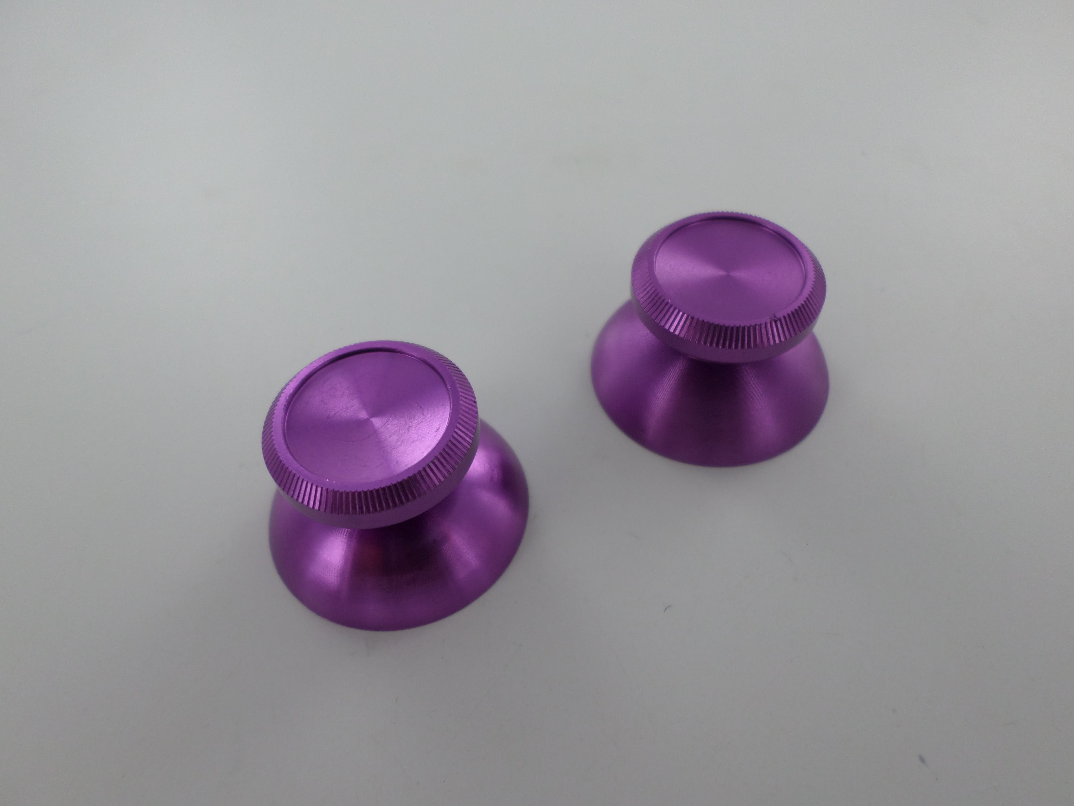 Thumbstick set for Microsoft Xbox 360 controller alloy metal aluminium analog sticks - Purple | ZedLabz