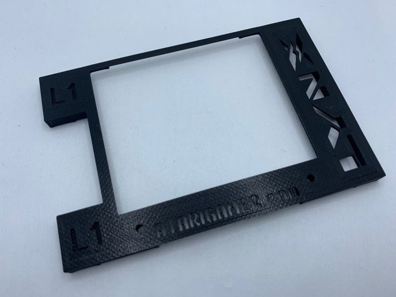 Centering alignment bracket for BennVenn Atari Lynx model 1 IPS screen kit 3D printed - Black | Atari Gamer