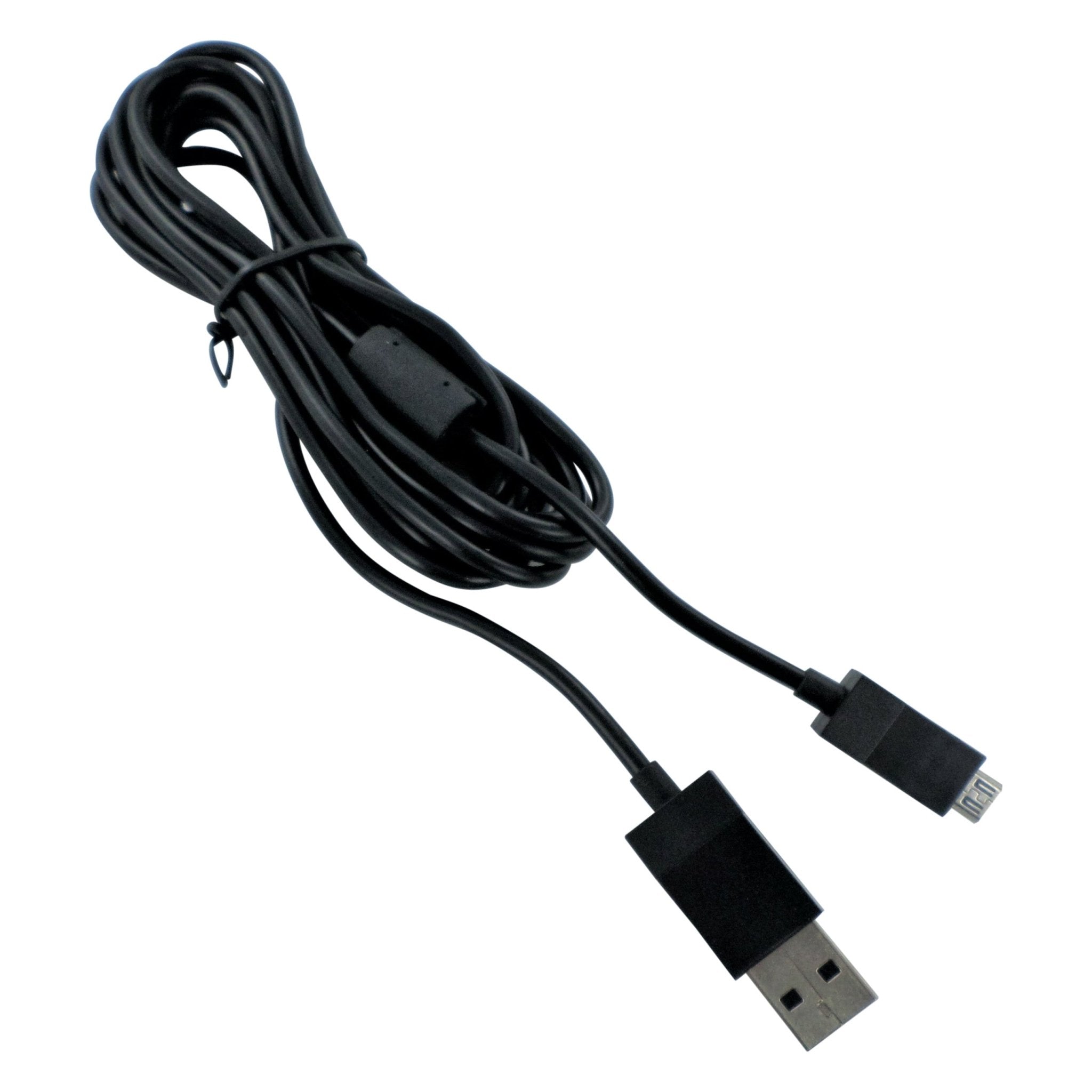 Charging Cable for Xbox One & PS4 wireless controller USB to Micro smart LED cable 2.7m replacement | ZedLabz