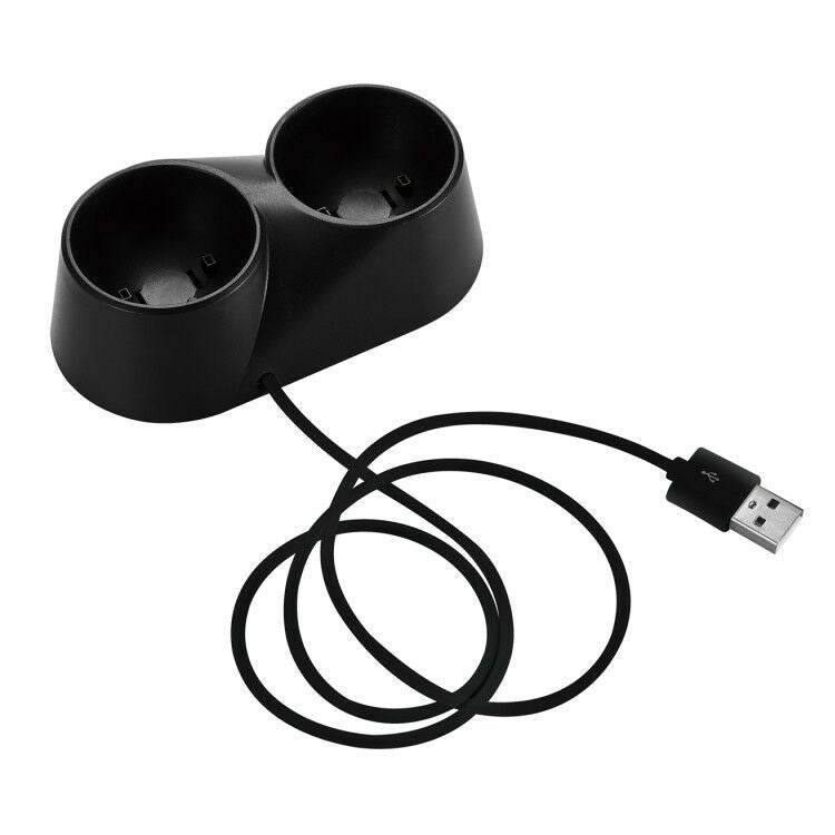 Charging stand for PS4 Sony PlayStation 4 Move 2 controllers wired - black | ZedLabz