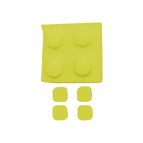 Compatible replacement Screw cover & feet set for Nintendo New 3DS XL & New 3DS compatible rubber caps | ZedLabz