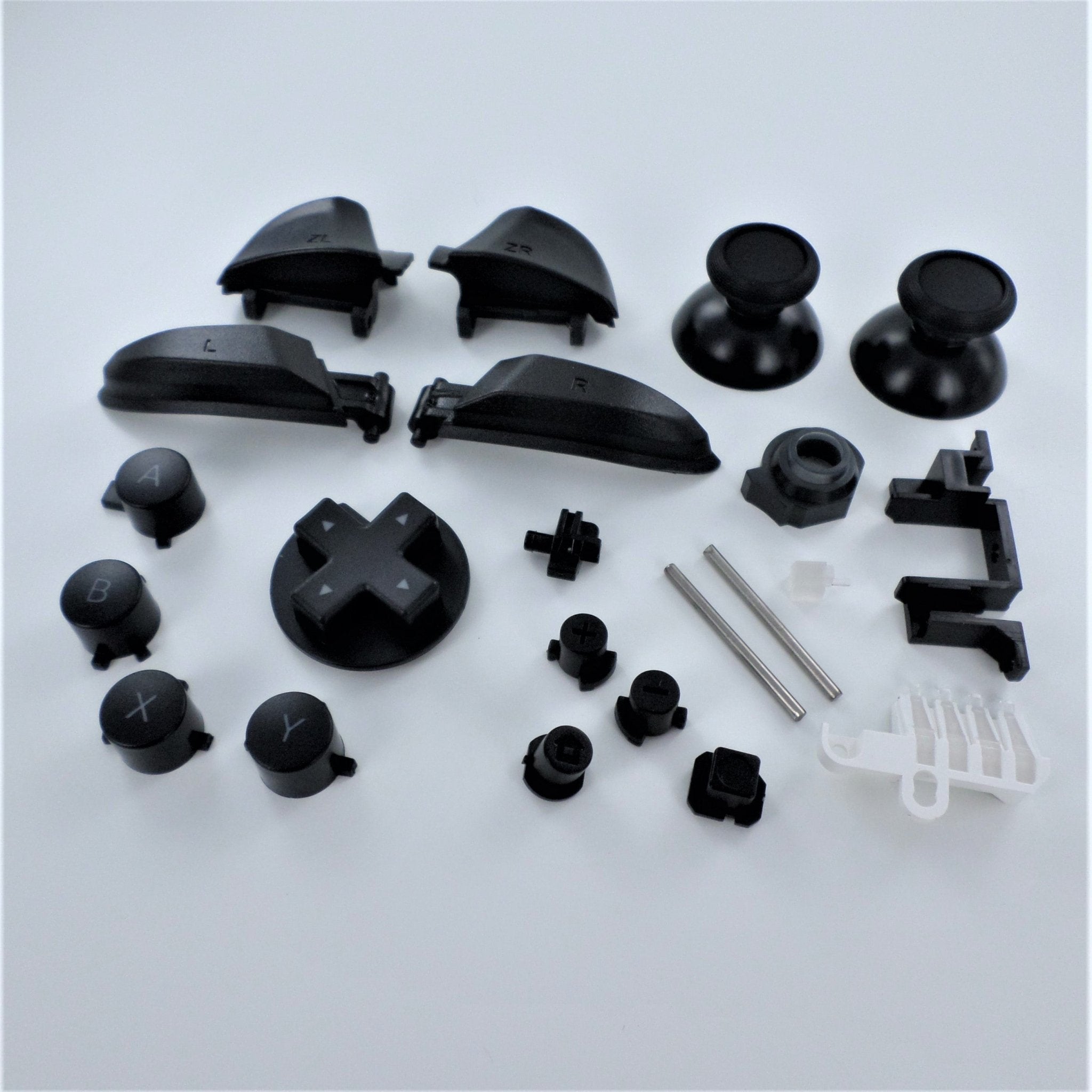 Complete button set for Nintendo Switch Pro controller full replacement - Black | ZedLabz