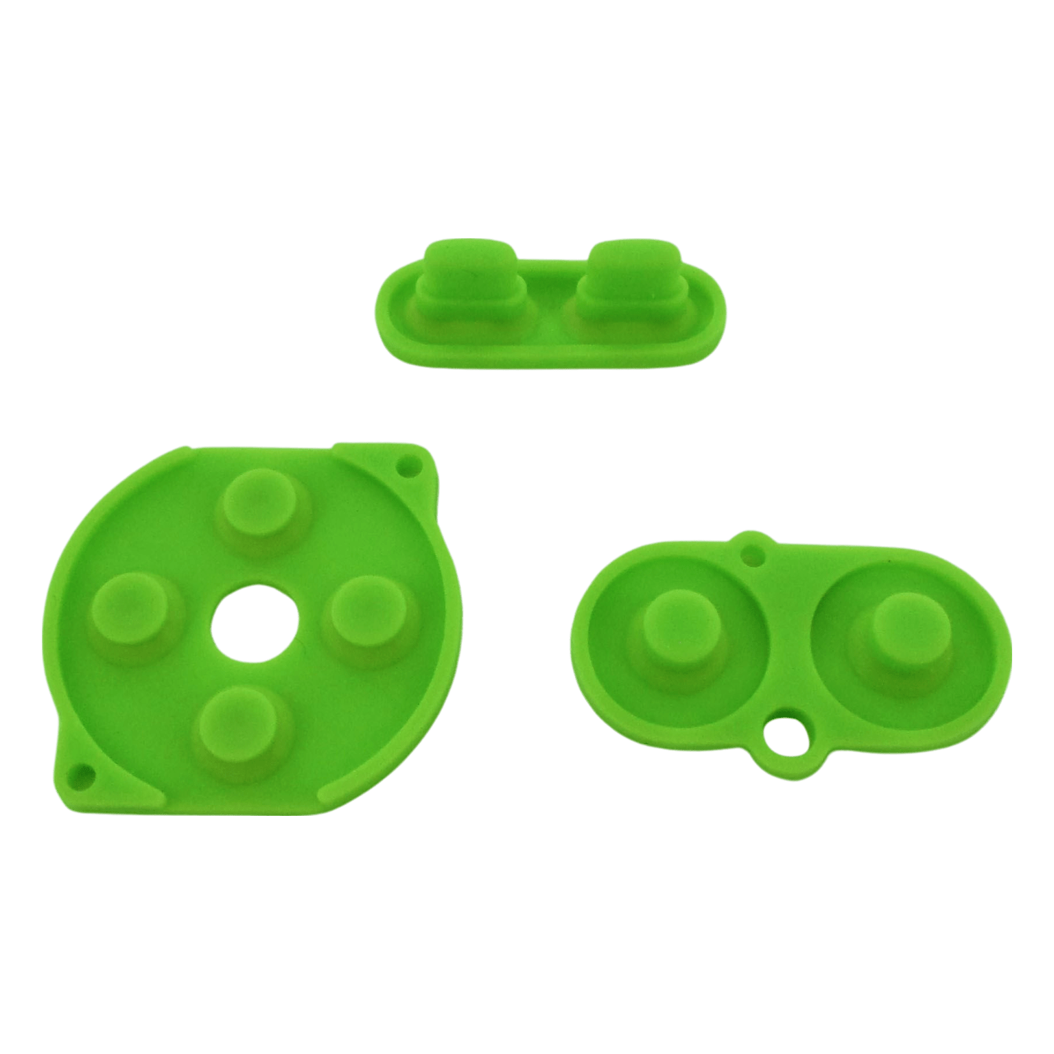 Conductive Silicone Button Contacts Kit For Nintendo Game Boy Color - Green | ZedLabz - 2