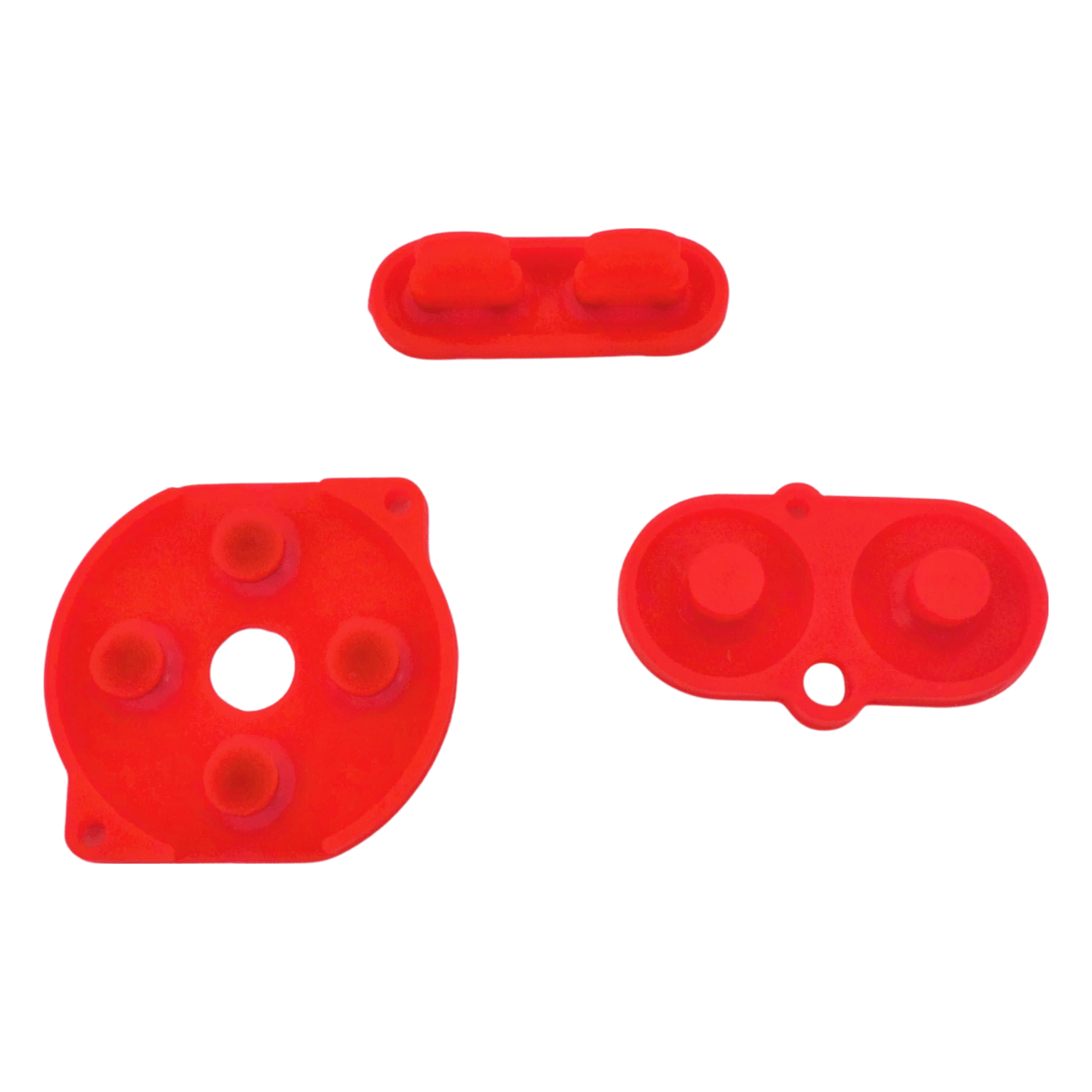 Conductive Silicone Button Contacts Kit For Nintendo Game Boy Color - Red | ZedLabz - 2