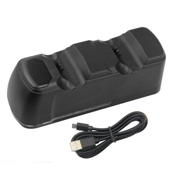 Controller charging stand for Sony PS4 Slim Pro wireless controllers - Black | ZedLabz