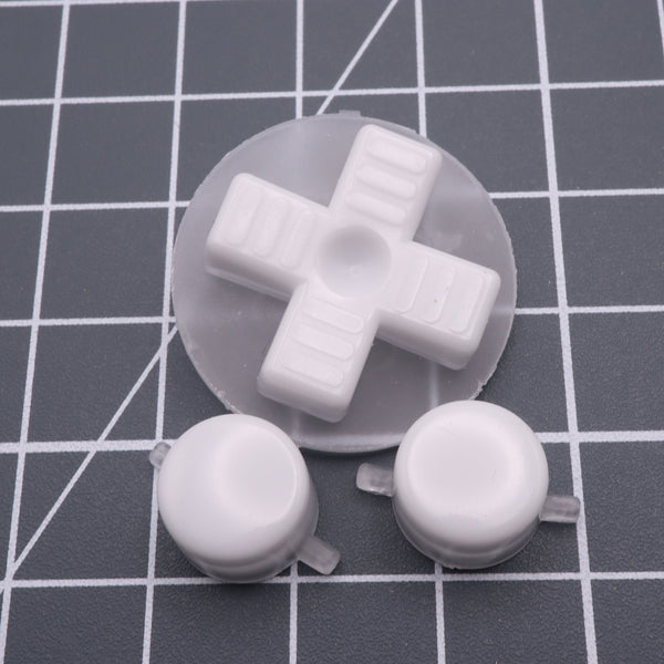 Hand cast resin buttons for Nintendo Game Boy Original DMG-01 (Game Boy Classic) - Pudding cap | Lab Fifteen Co