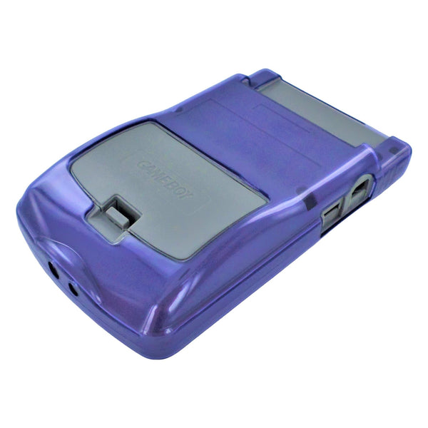Cover case for GameBoy Color console protective TPU case - Clear Purple | ZedLabz