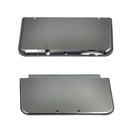 Cover plates for New 3DS XL Nintendo (2015) OEM top & bottom housing part | ZedLabz - black